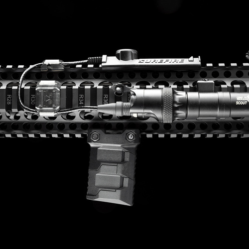 Strike Industries - Strike Stacked Angled Grip CMS - Picatinny - Чорний - SI-AR-CMS-PSAF-BK