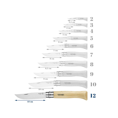 Opinel - Ніж N°12 VRI - Inox - 001084