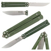 Ganzo - Ніж-метелик Balisong Firebird G766 - 440C - зелений - G766-GR 