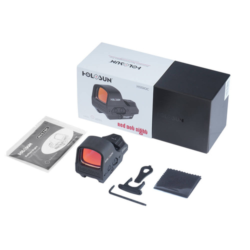 Holosun - Коліматор Open Reflex HS510C MRS - Сонячна панель - чорний