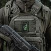 M-Tac - Morale Patch Face of War - Cordura - Чорний/Зелений - 51389201