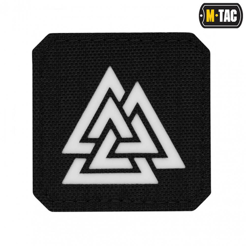 M-Tac - Квадратна нашивка Laser cut Valknut - чорний - 51162299