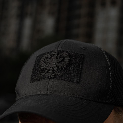 M-Tac - Польський орлиний патч Laser Cut - Cordura 500D - чорний - 51008002 - 51008002 