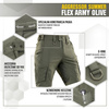 M-Tac - Тактичні шорти Aggressor Summer Flex - Army Olive - 20472062