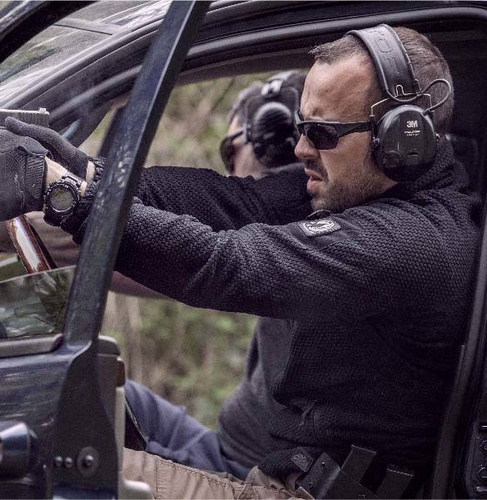 Helikon - Толстовка Alpha Tactical Grid Fleece Sweatshirt - темно-синій - BL-ALT-FG-37