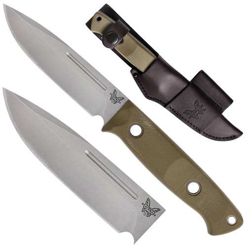 Benchmade - Ніж для виживання 163-1 Bushcrafter - CPM-S30V - зелений - 163-1