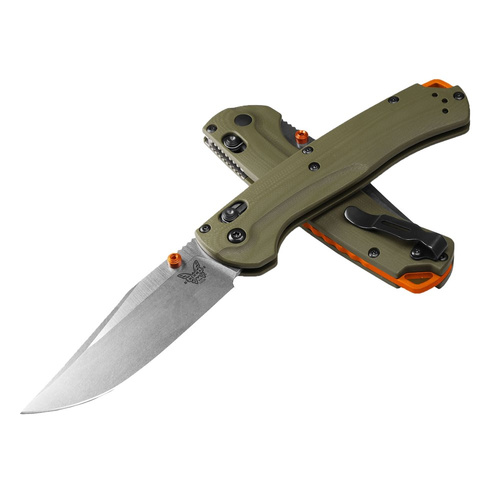 Benchmade - Мисливський ніж з биркою - CPM-S45VN - зелений - 15536