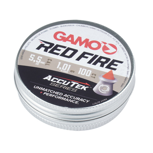 Gamo - Diabolo кулі AccuTek Red Fire - калібр 5,5 мм - 100 штук - 6322704-AK