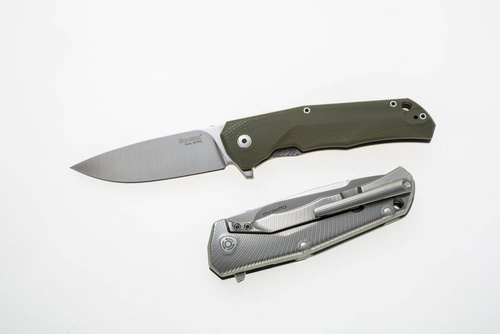 LionSteel - Тактичний ніж T.R.E. - M390 - зелений - TRE GGR