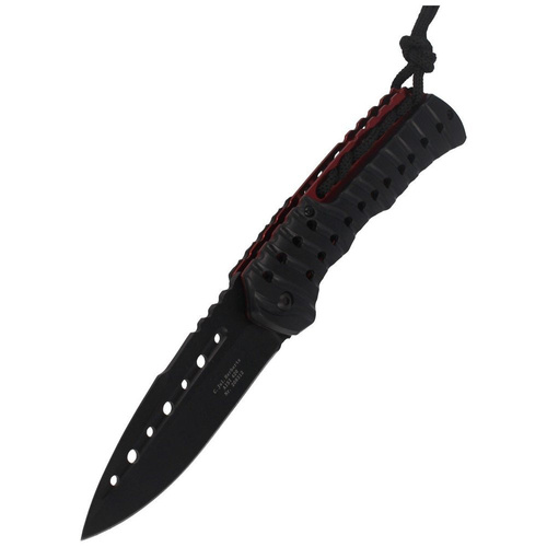Herbertz Solingen - Складаний ніж - Drop Point - 95 мм - чорний - 208312
