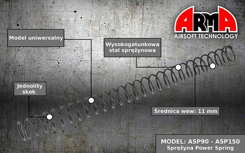 Arma Tech - Силова пружина - SP110 - ASP110