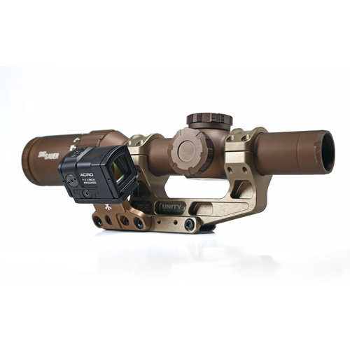 Unity Tactical - Бічне кріплення для коліматорів FAST Offset Optical Base - Чорний - FST-SOBB