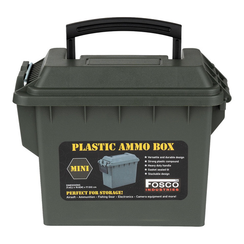 Fosco Industries - Коробка для набоїв Mini - 2.3 л - полімерна - Зелений - 465201