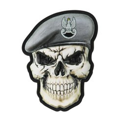 M-Tac - Моральна нашивка - Череп у береті - Польський спецназ GROM - Липучка - ПВХ 3D - 52338206