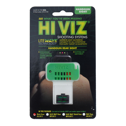 Hiviz - Волоконно-оптичний аерограф для пістолетів Glock 42/43 - GLLW11 