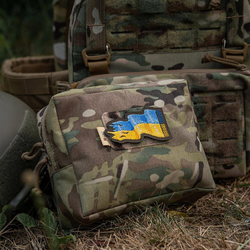 M-Tac - Нашивка з прапором України - Вишивка - Cordura 500D - Ліворуч - Ranger Green - 51298023