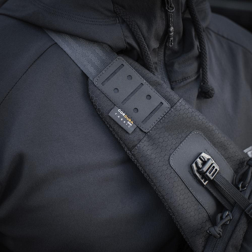 M-Tac - Рюкзак Cross Bag Slim Elite Hex - Чорний - 10210002