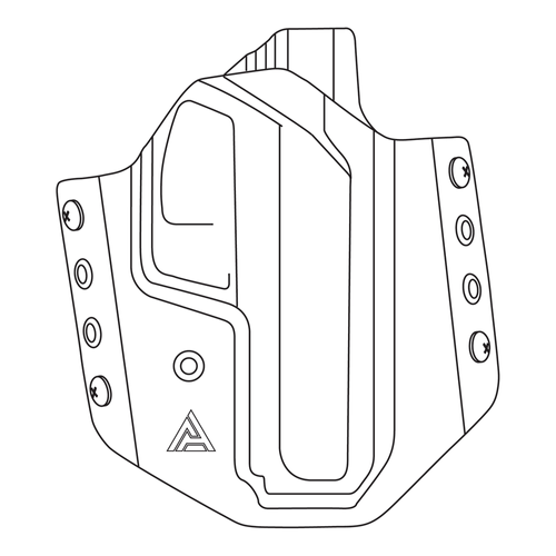 Direct Action - Кобура прямого типу HK USP OWB без підсвічування - чорна - HP-OUSR-KDX-BLK.