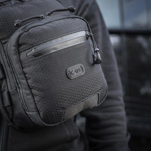 M-Tac - Рюкзак Cross Bag Slim Elite Hex - Чорний - 10210002