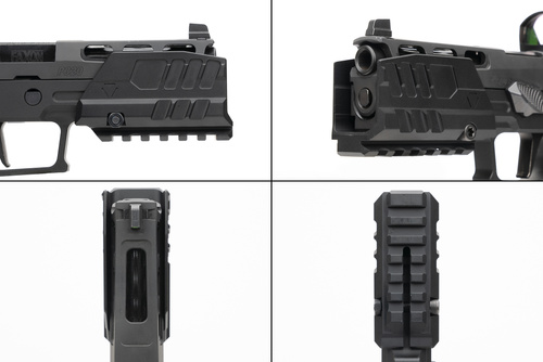 Strike Industries - Противибуховий щиток для пістолетів SMC Alfa/Bravo - Чорний - SI-SMC-BS-S
