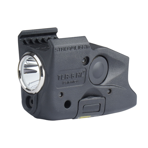 Streamlight - Тактичний збройовий ліхтар з лазером TLR-6 HL G - кріплення на рейку Glock - чорний - L-69353