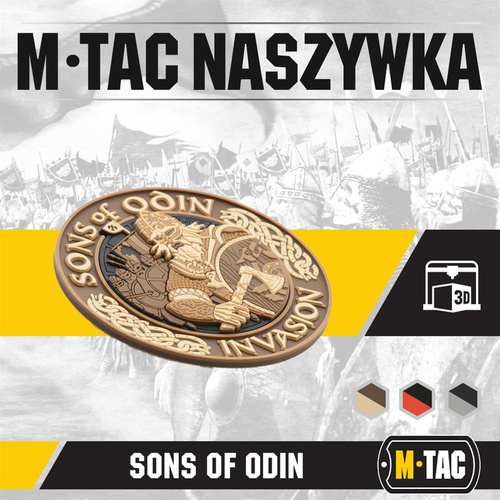 M-Tac -  3D PVC нашивка Sons of Odin - Coyote - 51137005