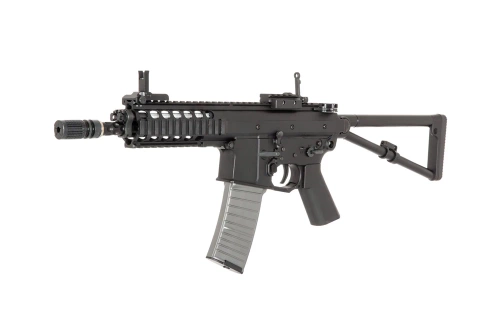 Double Bell - репліка електричного карабіна PDW BI-8002 - чорний - DBY-01-000830