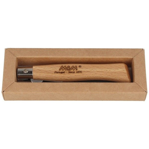 MAM - Black Titanium Beech Wood 83 мм складаний ніж з замком - 2085