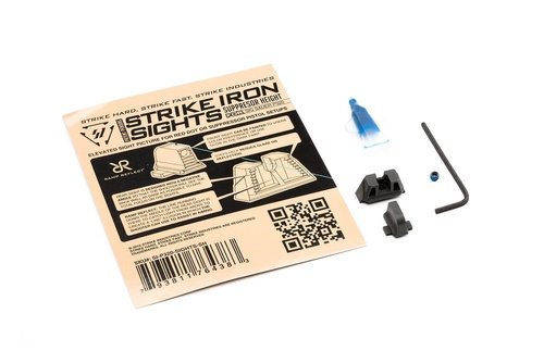 Strike Industries - Приціли Strike Iron Sights - Sig Sauer P320 - Висота подавача - SI-P320-SIGHTS-SH.