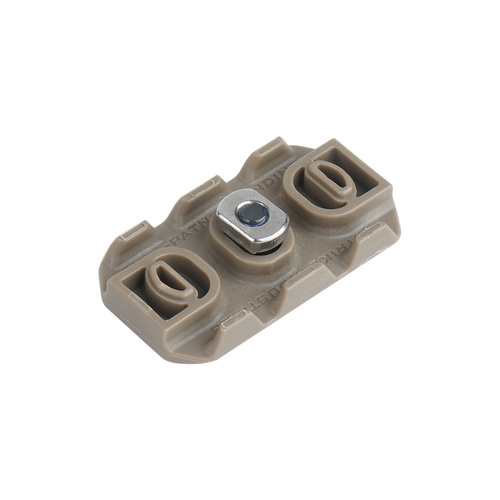 Strike Industries - Накладки на рейки з системою прокладки кабелю - короткі - 4 шт. - FDE - SI-AR-CM-COVER-S-FDE