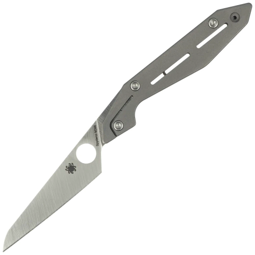 Spyderco - Складаний ніж Nand Gray Titanium Satin - M398 - Cірий - C270TIP