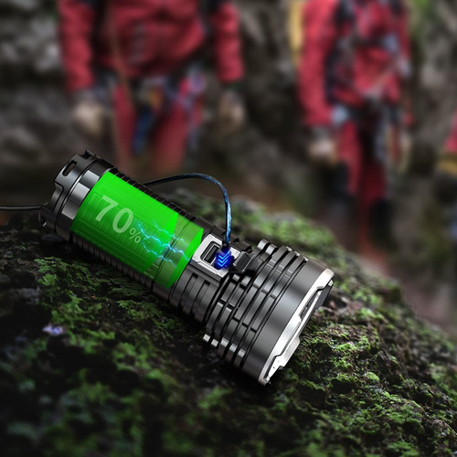 Fenix ​​​​- LR40R V2.0 Прожектор з батареєю 15000mAh - 15000lm - Чорний - LR40R V2.0