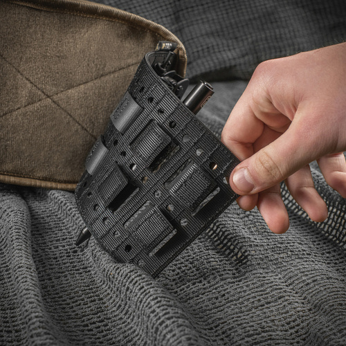 M-Tac - Модульна вставка - MOLLE - Лазерний виріз - 11 x 19,5 см - Чорний - 10201002