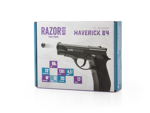 RazorGun - Пневматичний пістолет Maverick 84 - чорний - 4,5 мм - 337-005