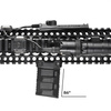 Strike Industries - Strike Stacked Angled Grip CMS - Picatinny - Чорний - SI-AR-CMS-PSAF-BK