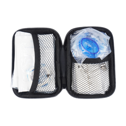 Fosco Industries - Аптечка з обладнанням - 28 предметів - Чорний - 469480