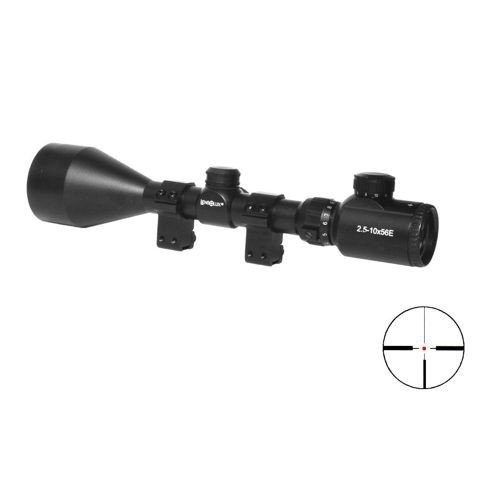 Приціл Lensolux - 2.5-10x56E 4 Red-Dot з кріпленням - 19314