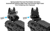 UTG - Складаний бант-краватка для AR15 Accu-Sync - Picatinny - чорний - MNT-757.