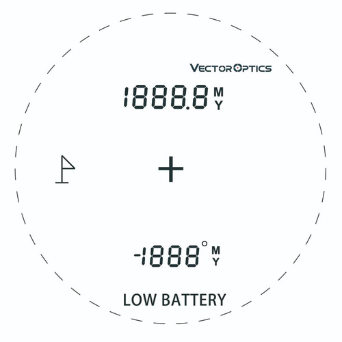 Vector Optics - Лазерний далекомір Paragon 6 x 25 GENII - РК-дисплей - зелений - SCRF-20