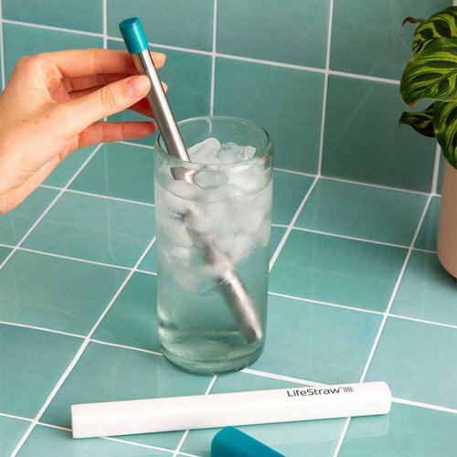 LifeStraw - Солом'яний фільтр для води SIP - Чохол для перенесення - Thistle Purple