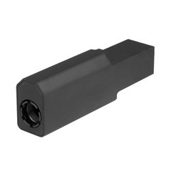 Strike Industries - Faux Suppressor для CZ Scorpion EVO 3 - алюмінієвий - чорний - SI-CEVO-AL-FS-BK