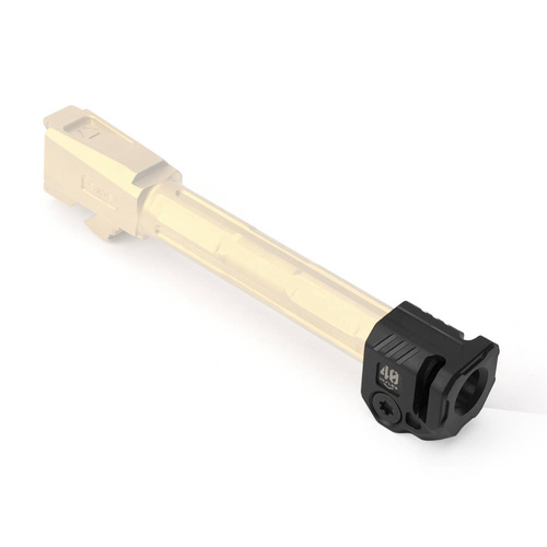 Strike Industries - Компенсатор для пістолета Comp-QUAD - 1/2''x28 TPI - чорний - SI-MC-QUAD  