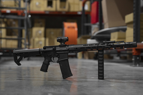 Strike Industries - Кутова передня рукоятка Strike CMS - M-LOK - Чорний - SI-AR-CMS-SAF