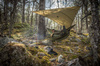 Helikon - Брезент, брезент для бівуаку Supertarp Small® - 250 x 200 см - чорний - PO-STS-PO-01