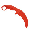 K25 - Тренувальний ніж Karambit - червоний - 32335