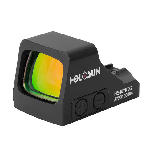 Holosun - Коліматорний приціл HS407K Open Reflex SubCompact Pistol Sight - Чорний - HS407K X2