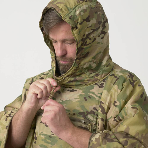 Helikon - Пончо Swagman Roll - Climashield Apex - Multicam Black - PO-SMR-BL-0C