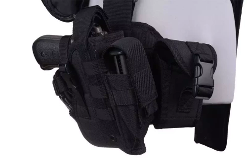 GFC Tactical - Модульна стегнова панель з кобурою - MOLLE - нейлон - оливковий - GFT-29-000568