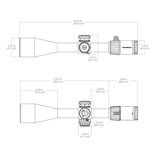 Vector Optics - Мисливський приціл Taurus Gen II 5-30x56 - 30мм - FFP - чорний - SCFF-66