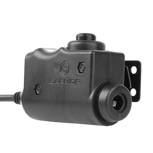 Earmor - M51 PTT Тактична стандартна версія - Motorola 2-pin - M51-M2